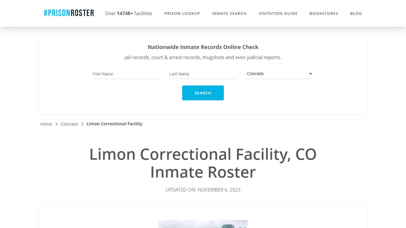 Limon Correctional Facility, CO Inmate Roster - Prisonroster